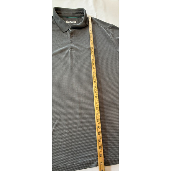 Tommy Bahama Island Zone Polo Shirt Men’s 2XLB Gray Performance Golf Coolmax - Picture 6 of 9
